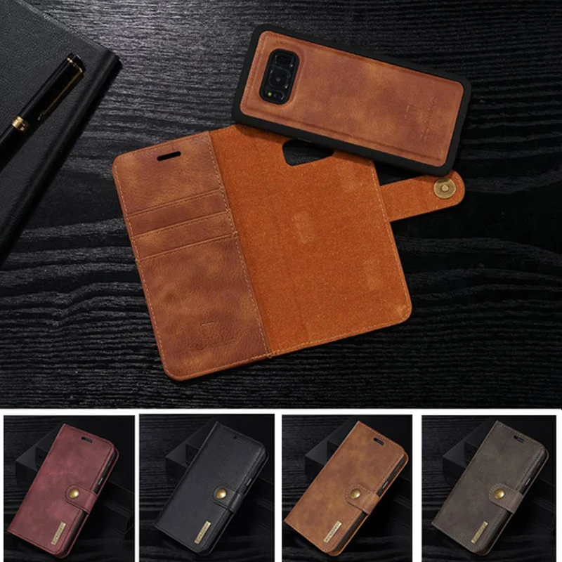 Ультратонкий чехол бумажник из натуральной кожи для Samsung S20 S10 S9 S8 Plus Note 10 8 9 A70 A50