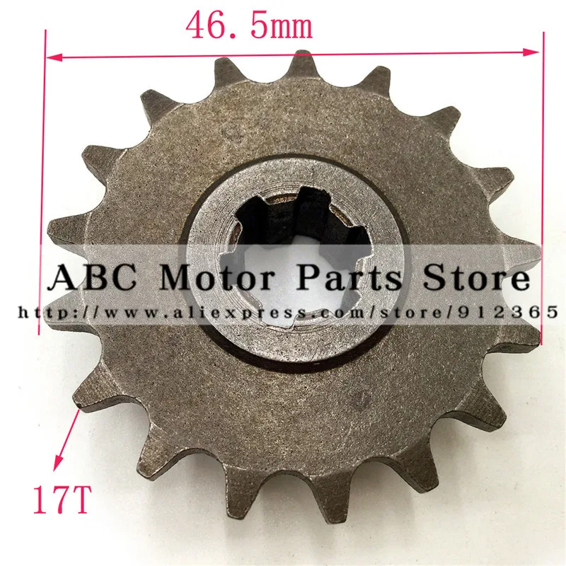Передняя шестерня T8F 11 14 17 20 T зубчатая для 47cc 49cc Minimoto мини внедорожный велосипед