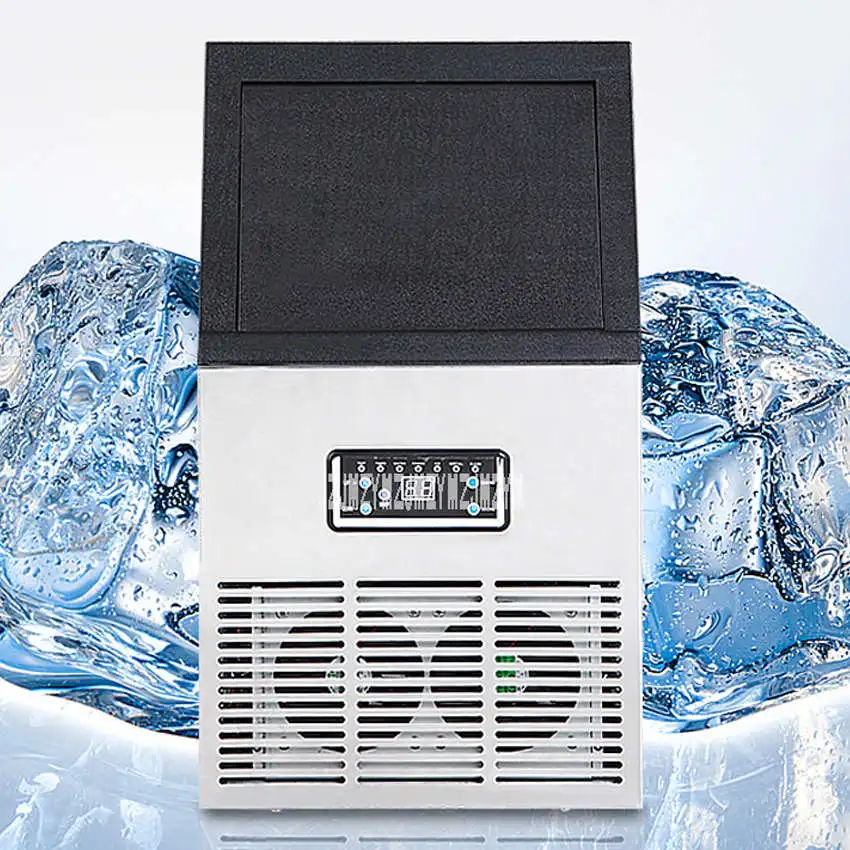 Коммерческий высокомощный бар KTV домашний автомат для льда Размер чайный магазин Машина льда 220 V/110 V 200W SK-40FF - Цвет: GB220V