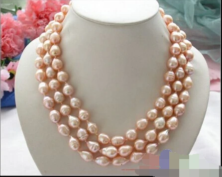 

song voge gem nanJ0650 pink drop baroque freshwater pearl necklace shell flower
