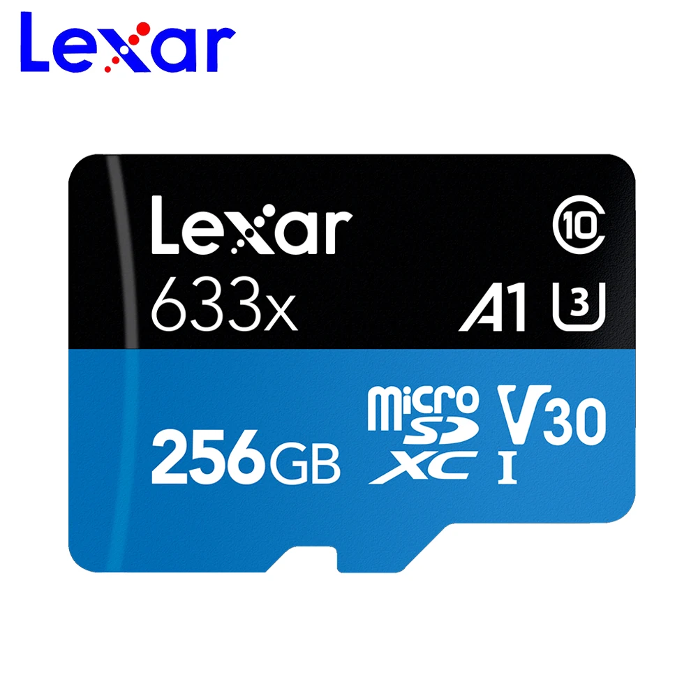 Lexar 633X95 MB/S sd-карта 128 ГБ 256 ГБ 512 ГБ 32 ГБ 64 Гб SD карта памяти с адаптером для карт класс 10 SDXC/SDHC TF флэш-карта