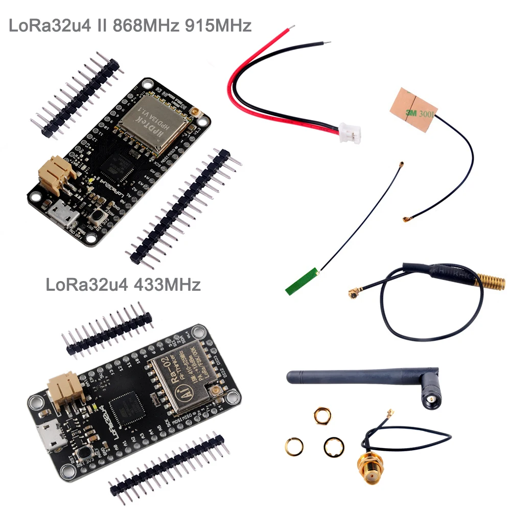 Модуль LoRa32u4 II Lora плата разработки IOT LiPo Atmega328 SX1276 для Arduino 868 МГц 915 МГц/433 DIY0050