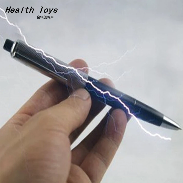 

2019 new arrived Black Color Prank Shock People Pen Tricky Spoof Entire Toy April Fool's Day Gift Ideas