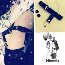 Новые пикантные ручной работы ног Подвязки, Kawaii Косплэй металла кожаная портупея с поясом, в стиле «панк-рок» Искусственная кожа подвязка на ногу