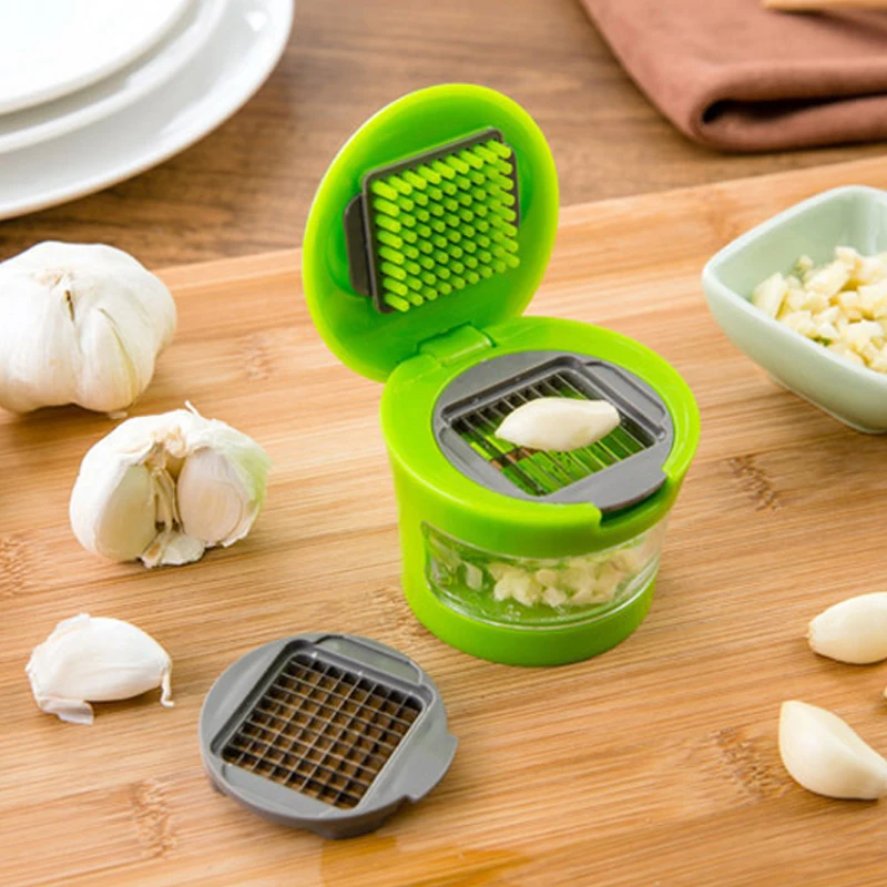 2019 Garlic Grater Mini Portable ABS Stainless Steel Garlic Press