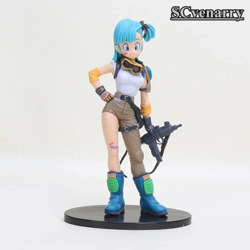 Аниме драгонболл bulma figuera Dragon Ball Z Scultures Bluma ПВХ Фигурки Модель игрушки | Игрушки и