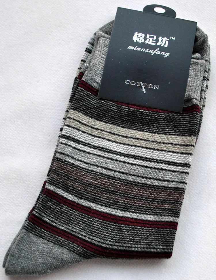 2015 Men's cotton socks newest men's striped Zhuji factory direct business | Мужская одежда
