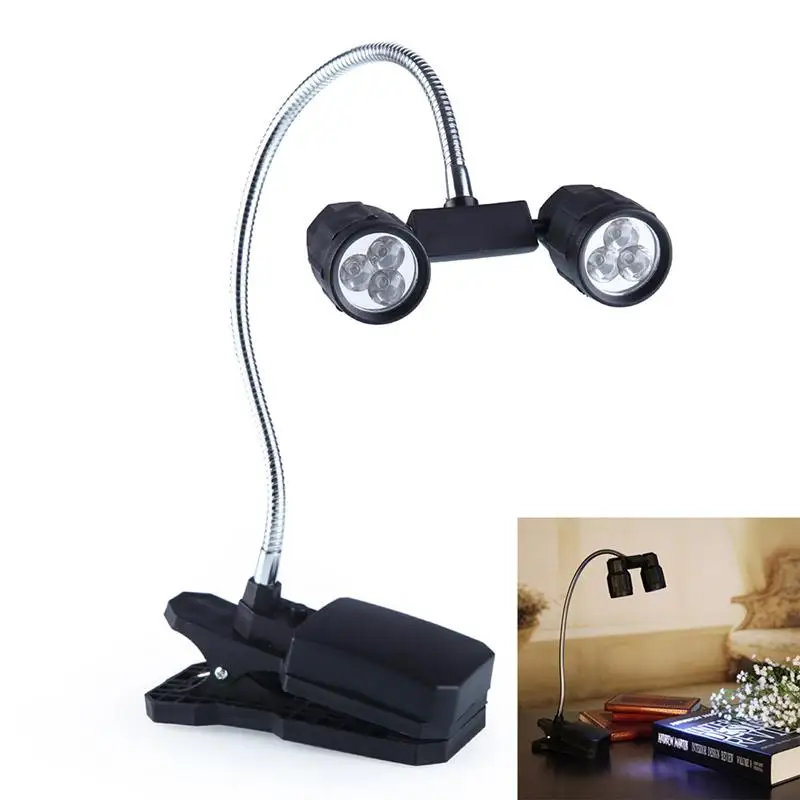 

Multifunctional Rotation Night Light With Clip Barbecue Lamps LED Book Reading Outdoor Camping Lighting Table Lamp