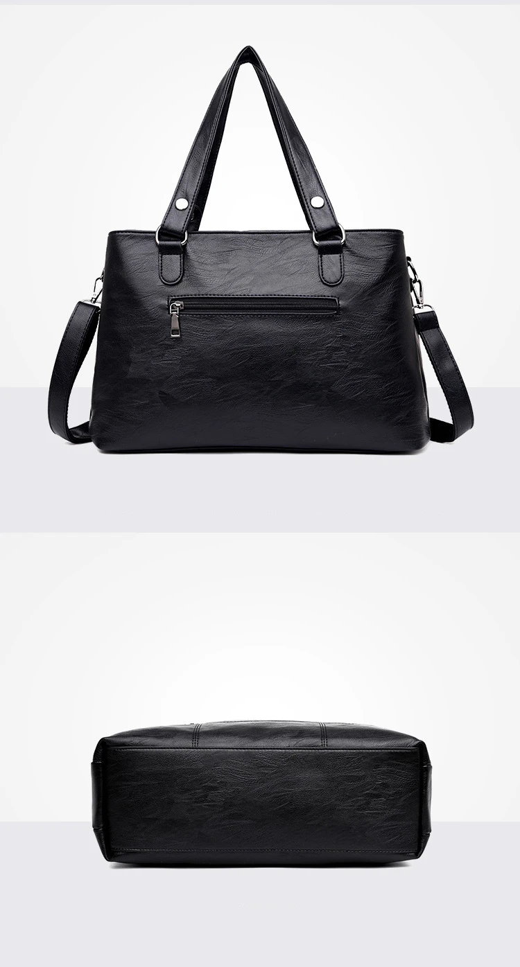 Bolsas de Couro Das Mulheres Grande Capacidade Sacola Ombro