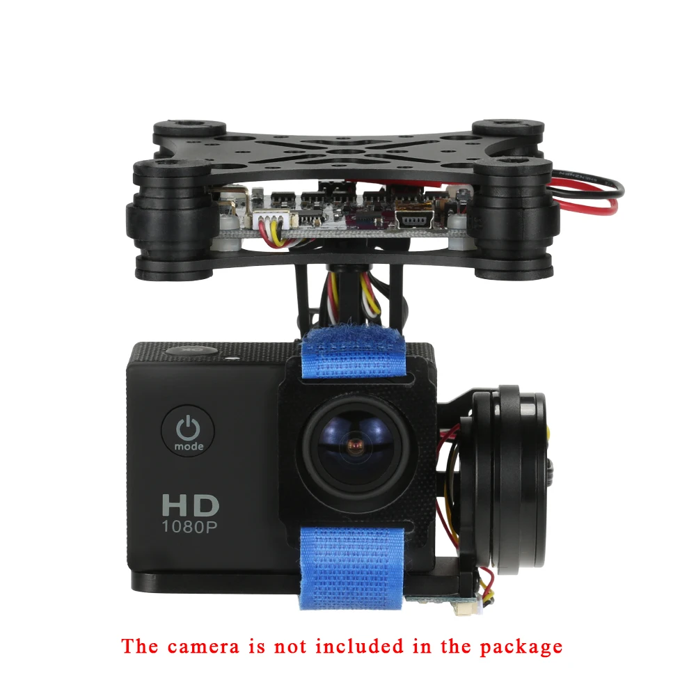 OCDAY 2 Axis Brushless Gimbal PTZ Control Panel For Gopro3 4 DJI Phantom 1 2 3 SJ4000 SJ5000 FPV Aerial Photography