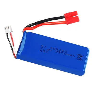 Батарея Lipo 7 4 в 2500 мАч 25c для квадрокоптера Syma X8C X8W X8G X8 детали радиоуправляемого В