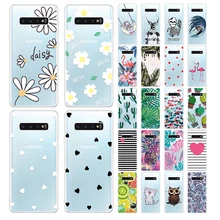 Чехол для samsung Galaxy S10, Мягкий ТПУ силиконовый прозрачный чехол для телефона, для Galaxy S10e S10 Plus S10+ чехол для пары