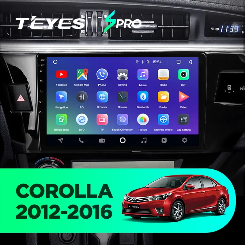 Clearance TEYES SPRO Car Multimedia Video PlayerNavigation GPS Android 8,1 8.1 4G For Toyota Corolla 2012-16 E170 E180 Navigation radio 1