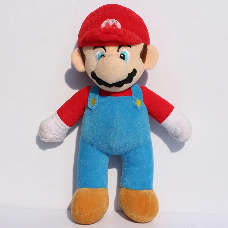 10 дюймов Супер Марио BrosStand Марио Луиджи плюшевая кукла мягкая игрушка