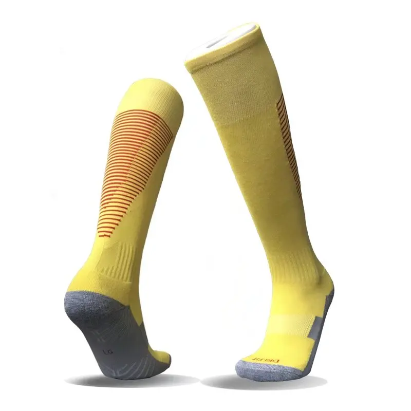 Новые мужские регби, футбол, Детские хоккейные женские спортивные гольфы, длинные носки, og-03 - Цвет: yellow
