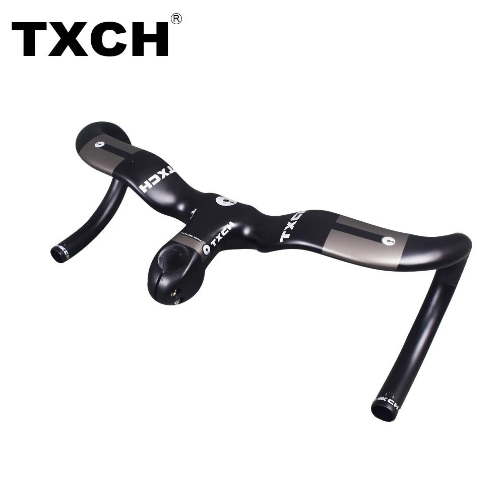 

advance TXCH Bicycle Carbon Road Handlebar Full Carbon Fiber Road Bicycle Integrated Handlebar with stem Bike Parts