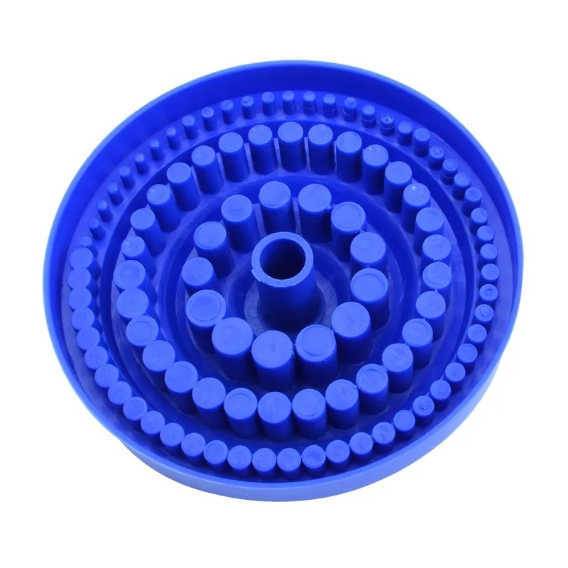 1-13 мм чехол для хранения сверл круглой формы Жесткий пластиковый Чехол-органайзер для сверл