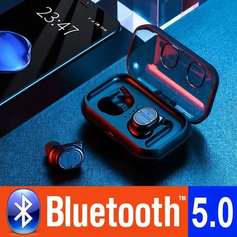 СПЦ беспроводной Bluetooth наушники Touch стерео 5,0 гарнитура Спорт на открытом воздухе, фитнес мини один уши для телефонов