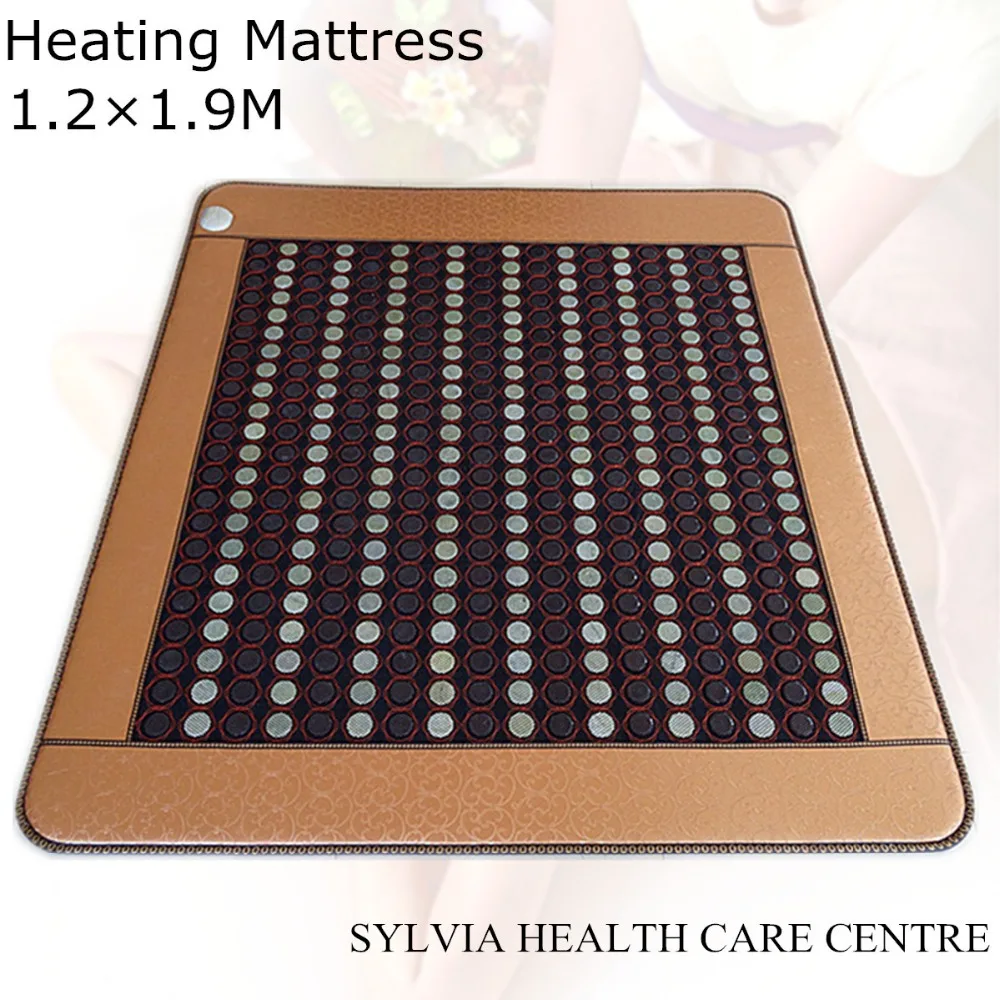 

2020 China Wholesale Massage Bed Jade&tourmaline Stone Mattress Jade Far Infrared jade mattress Massage with eye cover 1.2X1.9M