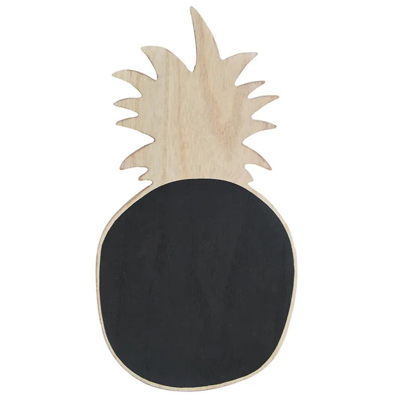 

Nordic Decoration Home Mini Hanging Wooden Pineapple Small Blackboard Wooden Message Board Creative Crafts Kids Room Decoration