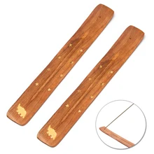 1 шт., слон, натуральная деревянная подставка для ароматических палочек, пепельница, курильница, ароматерапия для украшения дома