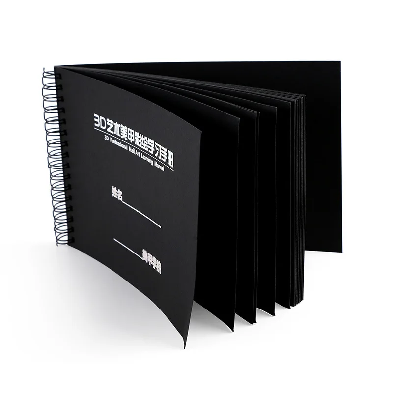

1pc Pro Nail Art Dsiplay Exercise Books UV Gel Polish Practice Manicure Painting Drawing Nail Tool