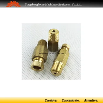 

Single way straight connector unidirection adapter lubrication fitting coupling R1/8 male thread PD-4182 for 4mm outer dia tube