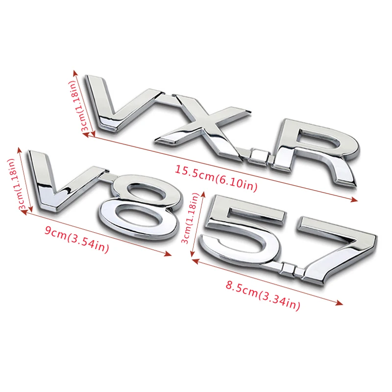 2 5 V V6 V8 VX VXR TXL VXL Эмблема для Toyota Reiz Land Cruiser Prado Rav4 Tundra наклейка на крышку багажника