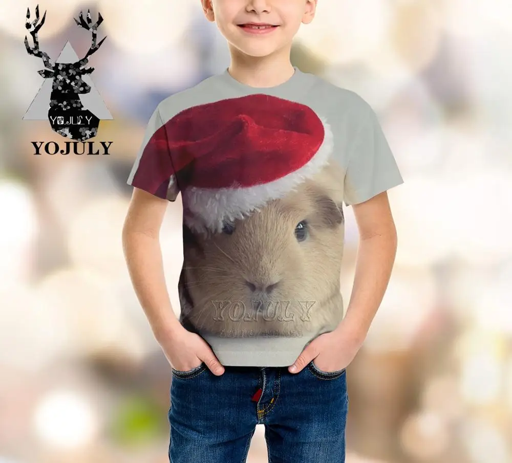 YOJULY/детская одежда с 3d принтом «маленький хомяк» в стиле Харадзюку для маленьких мальчиков и девочек-подростков детская футболка Лидер продаж, модные футболки с Modis, A176 - Цвет: 4