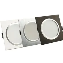 Светодиодный потолочный светильник квадратной формы 5 Вт 10 Вт 15 Вт с регулируемой яркостью 240 В 20 Вт потолочный светильник светодиодный Встроенный Настенный светильник для кухни/дома/Внутреннее освещение служебных помещений