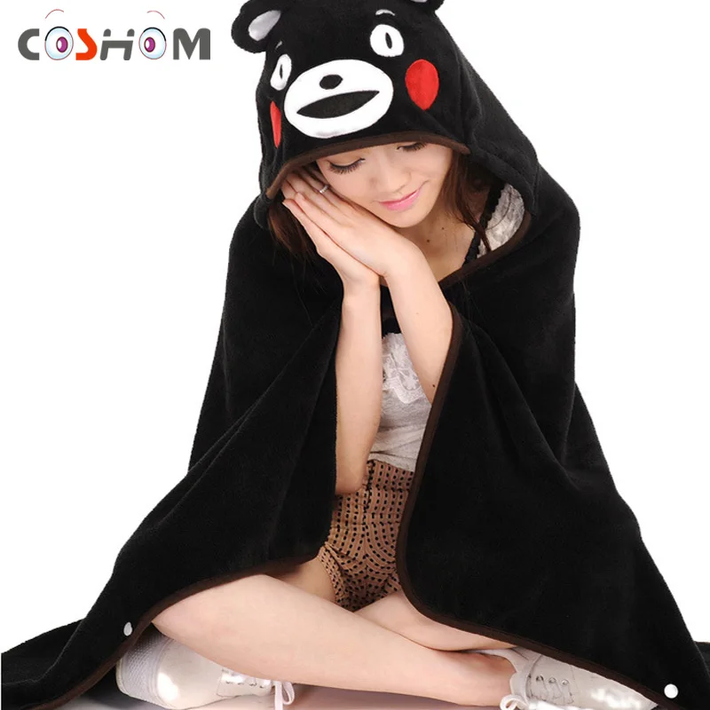 Пижама Coshome Kumamon для косплея костюмы талисмана мужчин и женщин фланелевая одежда