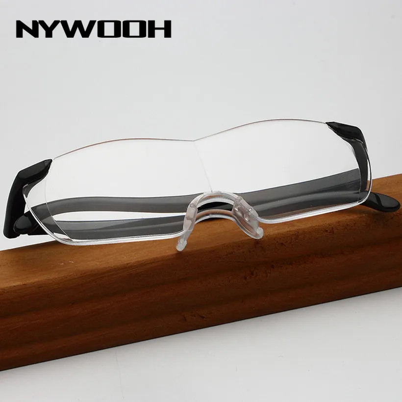

NYWOOH 1.6 Times Big Vision Magnifying Glasses Women Reading Eyeglasses Men Magnifier Eyewear Magnification Lens Presbyopia +250