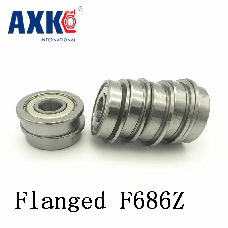 Подшипник фланцевый Axk F686zz 10 шт. 6 х13х5 мм F686z F686 Zz F618/6zz | Обустройство дома