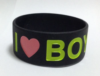 

Silicone bracelet I LOVE BOY