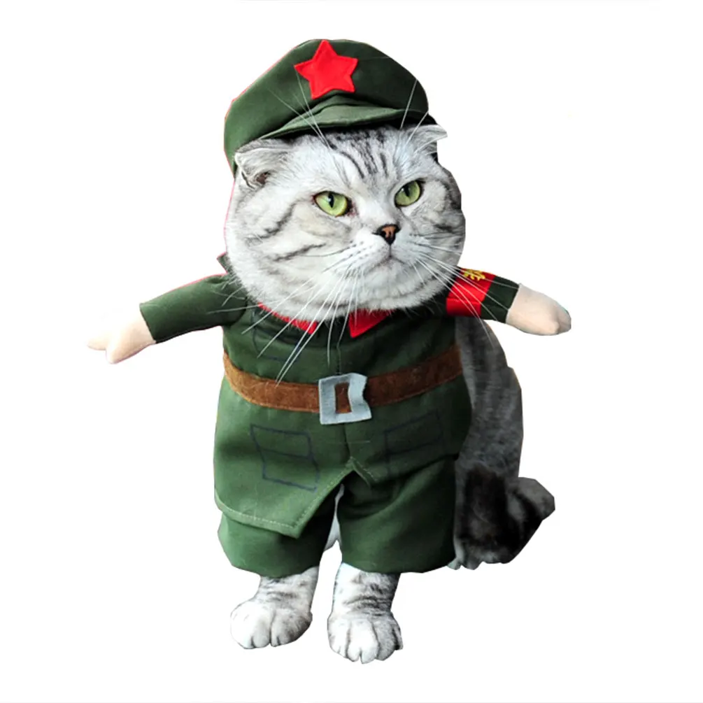 2017 одежда для маленьких собак женщин мужской костюм пальто в стиле милитари со