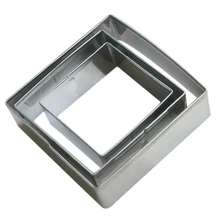 3 шт./компл. доска Cutter печенье рамке тортик Овальный Площадь прямоугольник Необычные нержавеющая формы