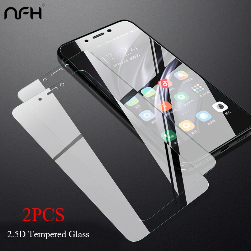 

2PCS/Lot Glass For Redmi 4A 4X Glass 2.5D HD Screen Protector For Xiaomi Redmi Note 3 4 5 Plus 5A 3 2.5 D Glass Film On 4 A 4 X