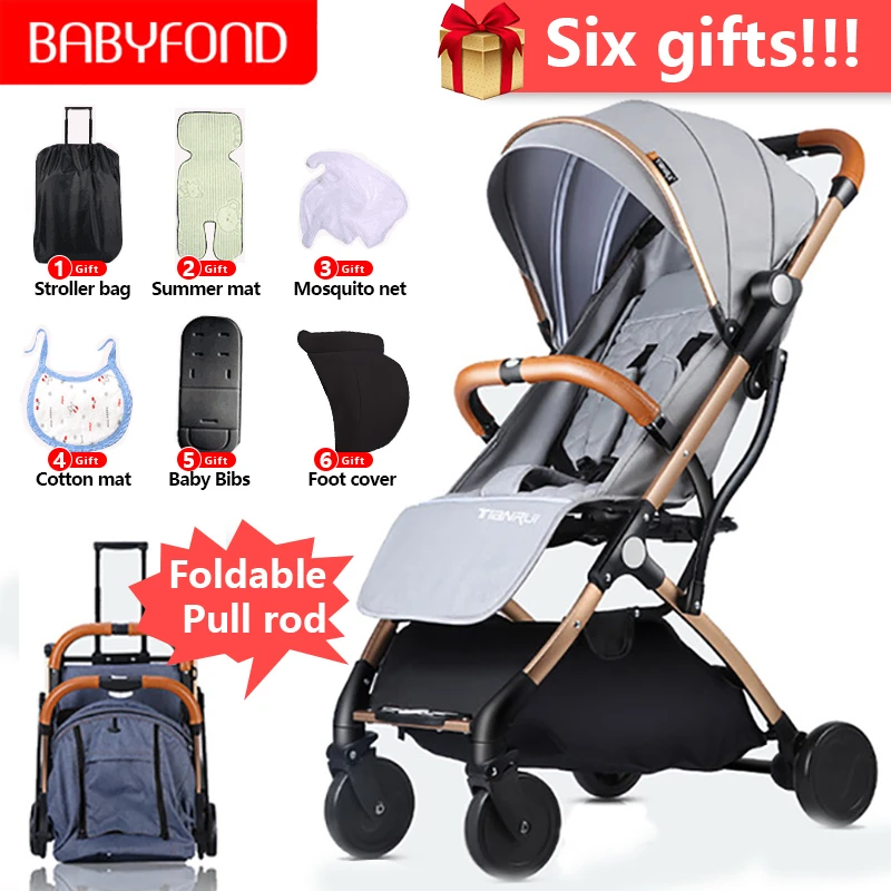 six baby stroller