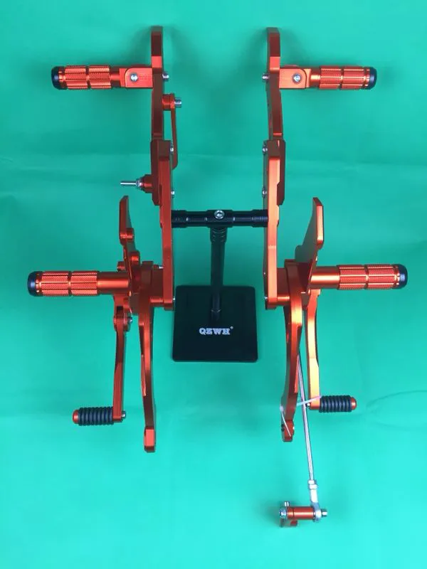 Аксессуары для мотоциклов 4 цвета CNC Регулируемые задние комплекты полный набор для SUZUKI BELANG 150 Raider 150 Высокое качество мото набор для ног