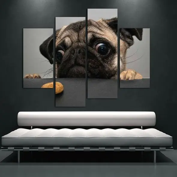 

Canvas painting prints cute animals Wall Art Picture print on canvas home decor Wall poster decoration for living room