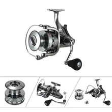 Карп Рыбалка спиннингом 4,3: 1/6. 3: 1Two-Speed Шестерни соотношение 10+ 1BB перетащите спереди и сзади Перетащите