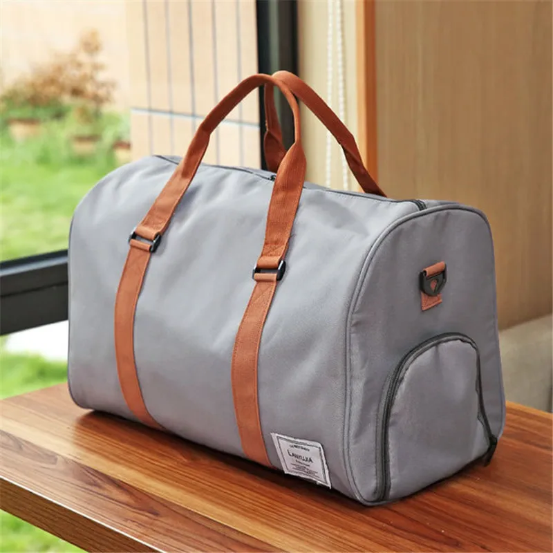 Nylon Travel bag Men Large Capacity Duffle Bags Carry on Luggage short trip totes Waterproof ...