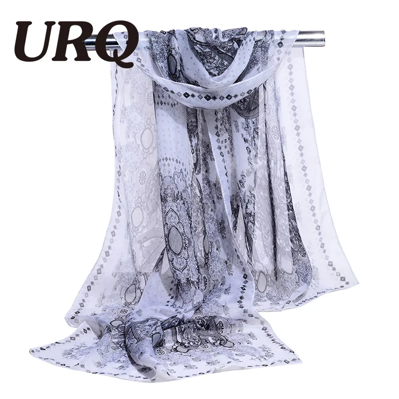 

chiffon scarf print pasily women's scarf silk muslim lady brand design spring and autumn patterns cape shawl wrap 5027