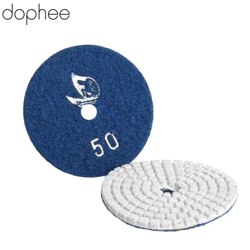 Dophee 80 мм/3 &quotGrits #50 Профессиональные влажные/сухие гранитные бетонные мраморные