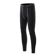 Tight running pants Anti-sweat men's sports pants Elastic Quick Drying sportswear slimming pants