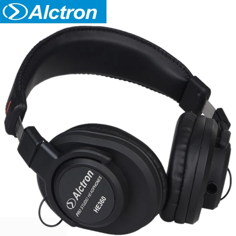 Alctron HE360 высококачественные студийные наушники с креплением на голову, портативные HIFI складные закрытые записывающие наушники для мониторинга