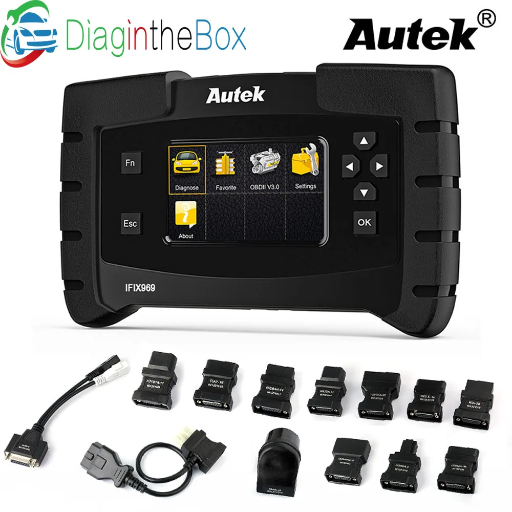 

Autek IFIX969 Car Professional Automotive Scanner Engine Transmission Airbag ABS Scanner TPMS SRS EPB OBD OBDII Scan Auto Tool