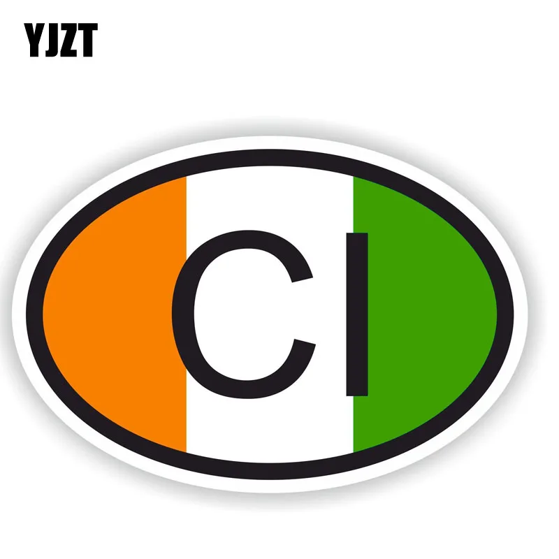 Us 097 40 Offyjzt 12 Cm 8 Cm Kepribadian Stiker Motor Pantai Gading Afrika Negara Kode Mobil Stikcer 6 0956 In Mobil Stiker From Mobil Sepeda