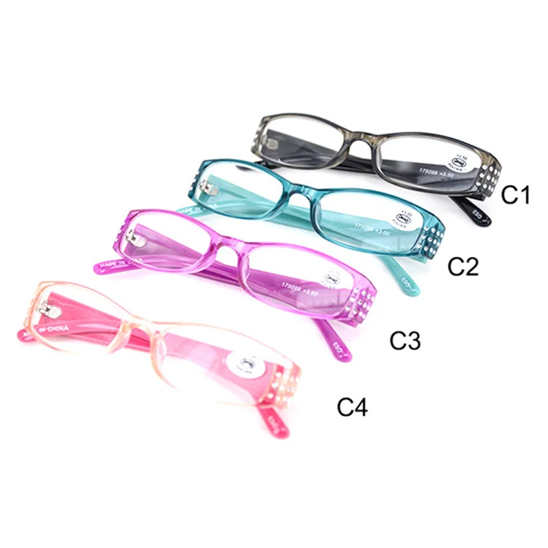 Gafas de lectura de moda para mujer, gafas de lectura de resina de diamante, gafas de diamantes de imitación de alta gama, lectores de gafas Diopter Gafas de lectura de moda para mujer, gafas de lectura de resina de diamante, gafas de diamantes de imitación de alta gama, lectores de gafas Diopter