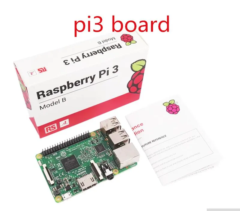

Element14 Version: 2017 New Raspberry Pi 3 Model B Board 1GB LPDDR2 BCM2837 Quad-Core Ras PI3 B,PI 3B,PI 3 B with WiFi&Bluetooth